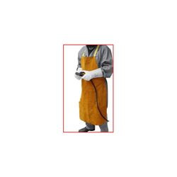 045217 * DELANTAL CUERO SOLDADOR MARRON