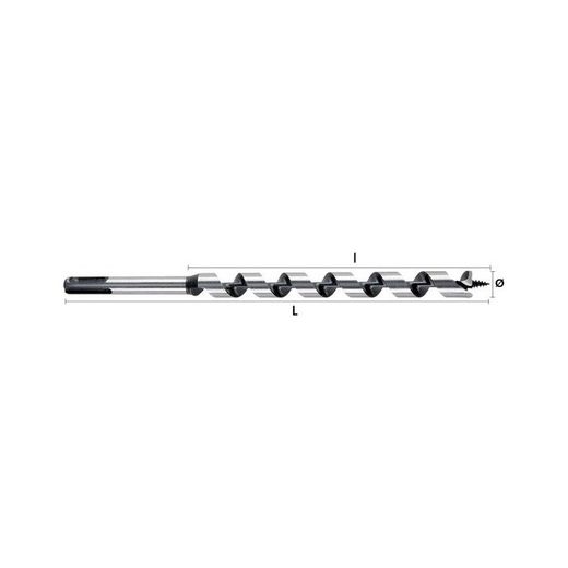 1321-BROCA LEWIS SDS+ 22X235