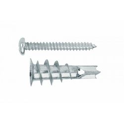 (13X32) TACO PARA PLACAS DE YESO LAMINADO TACO DE ZAMAK CON TORNILLO 4,2X32 (100U)