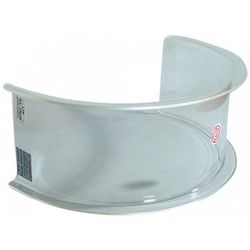 140.02 PROTECTOR TORNO PLASTICO TRANSP. D.250MM ANCHO 150MM