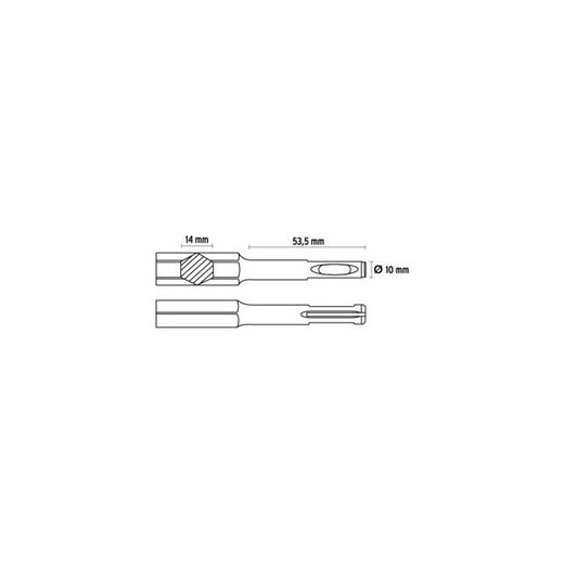 1401-PUNTERO SDS PLUS MOD.6-250*22