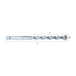 1502-BROCA DIAMOND HEX.1/4 4