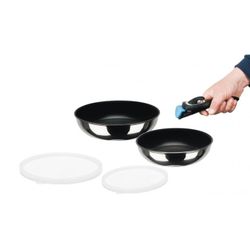 15447 SET SARTENES 20+24 1 MANGO 2 TAPAS INOX INOXIBAR