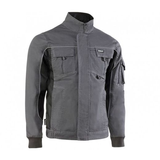 170/L CHAQUETA MULTIBOLSILLOS 68% ALGUANTE , 30% POLIESTER Y 2% ELASTANO 260 GR./M² COLOR