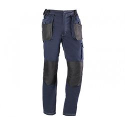 181/XL PANTALON MULTIBOLSILLOS 68% ALGUANTE , 30% POLIESTER Y 2% ELASTANO 260 GR./M² MARIN