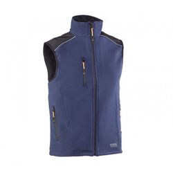 1895DN/XXL CHALECO CORTAVIENTOS DE 94% POLIESTER/6% ELASTANO COLOR MARINO