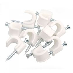 20 GRAPAS CABLE REDONDO N.6 BLANCO