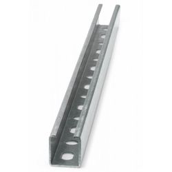 (27X18X1,25X2000) GUIA PERFORADA GUIA PERFORADA GALVANIZADA (100U)