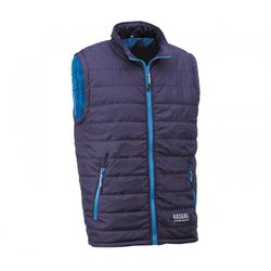 2881DN/XL CHALECO ACOLCHADO 100% POLIESTER CON CIERRE FRONTAL DE CREMALLERA COLOR AZUL MA