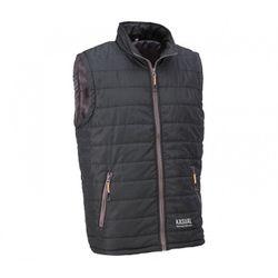 2881G/L CHALECO ACOLCHADO 100% POLIESTER CON CIERRE FRONTAL DE CREMALLERA COLOR GRIS N