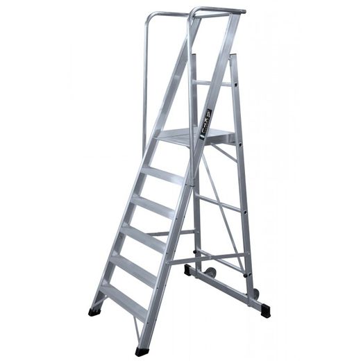 2XL. ESCALERA MOVIL CON PLATAFORMA PLEGABLE 10 ESCALONES