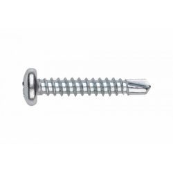 (3,5X13) TORNILLO AUTOTALADRANTE DE CABEZA ALOMADA PH CINCADO (100U)