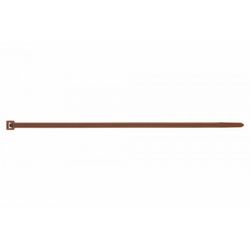 (3,6X200) BRIDAS DE NYLON COLORES BRIDAS DE NYLON DENTADA MARRON(100U)