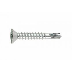 (3,9X38) TORNILLOS PARA CARPINTERIA DE PVC CINCADO. PUNTA BROCA PILOTO(100U)