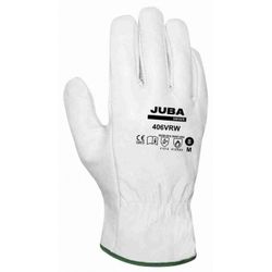 406VRW/11 GUANTE PIEL FLOR VACUNO PULGAR DE ALA VERSION ECONOMICA COLOR NATURAL