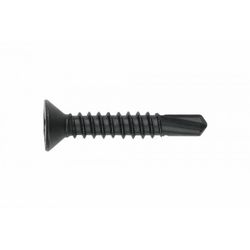 (4,2X32) TORNILLO AUTOTALADRANTE CON CABEZA AVELLANADA Y HUELLA PH CINCADO NEGRO. HUELLA(100U)