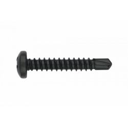 (4,2X32) TORNILLO AUTOTALADRANTE DE CABEZA ALOMADA Y HUELLA PH CINCADO NEGRO. HUELLA PH(100U)