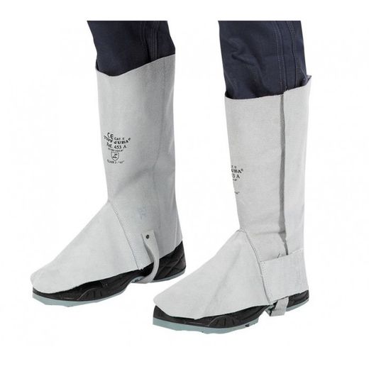 453A POLAINA PIEL SERRAJE.ECONOMICA.COLOR NATURAL.SIN ARMAR.CIERRE VELCRO Y AJUSTE HE