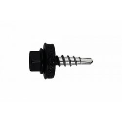(4,8X19 P14 9005) TORNILLO CUBIERTA METAL MADERA RAL 9005. NEGRO(100U)