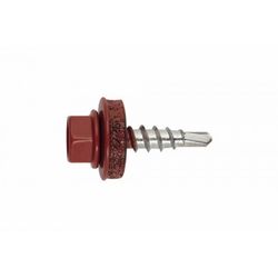 (4.8X19 P14) TORNILLO  UNION CHAPA-MADERA ROJO TEJA FS 3009 (100UDS)