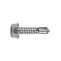 (4,8X25) TORNILLO AUTOTALADRANTE DE CABEZA HEXAGONAL TORNILLO. INOXIDABLE A2(100U)