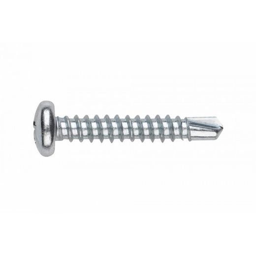 (4,8X80) TORNILLO AUTOTALADRANTE DE CABEZA ALOMADA Y HUELLA PH CINCADO. HUELLA PH(100U)