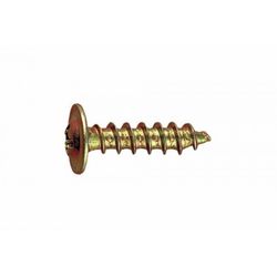 (4X17) TORNILLOS PARA CARPINTERIA DE PVC BICROMATADO. CABEZA ALOMADA BAJA CON AR(100U)
