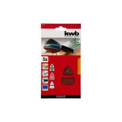 5 ABRASIVOS MULTILIJADORA 100X62X93MM GR 40 SISTEM VELCRO