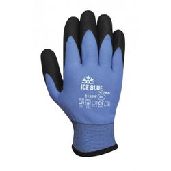 5130W/7 GUANTE NYLON CON INTERIOR DE VULRIZO PALMA RECUBIERTA PVC AZUL/NEGRO APTO USO