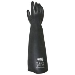 561160/10 GUANTE LATEX SATINADO EXTRA GRUESO Y EXTRA LARGO CLORINADO COLOR NEGRO EMBOLSADO