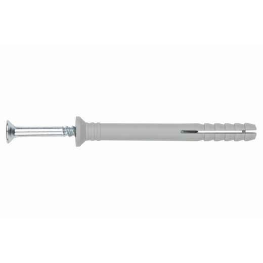 (5X50 D.5) TACO CLAVABLE DE POLIAMIDA 6.6, PREMONTADO CON TORNILLO ROSCA-ARPON TACO(100U)