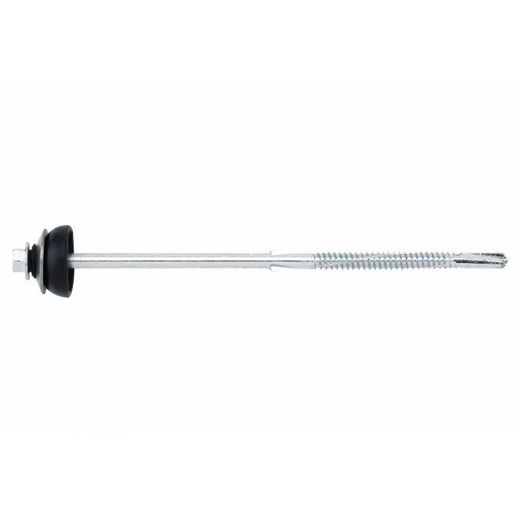 (6,3X150) TORNILLO AUTOTALADRANTE PARA FIBROCEMENTO, MONTADO CON ARANDELA PARAGUAS(100U)