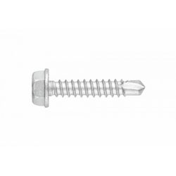 (6,3X25) TORNILLO AUTOTALADRANTE INOXIDABLE BIMETAL CON CABEZA HEXAGONAL TORNILLO(100U)