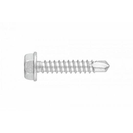 (6,3X25) TORNILLO AUTOTALADRANTE INOXIDABLE BIMETAL CON CABEZA HEXAGONAL TORNILLO(100U)