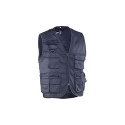 844MARINO/XL CHALECO MULTIBOLSILLOS 80% POLIESTER/20% ALGODON FORRO INTERIOR 100% POLIESTER.