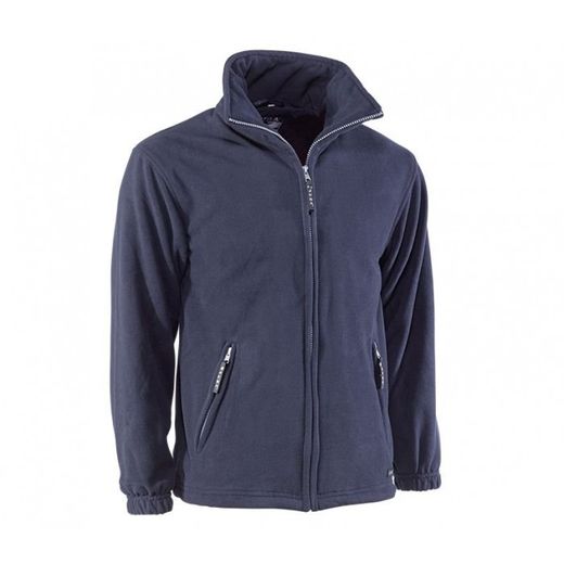 890MARINO/XXL CHAQUETA POLAR FORRADA CON CIERRE DE CREMALLERA 100% POLIESTER POLAR DE 330 GR.M