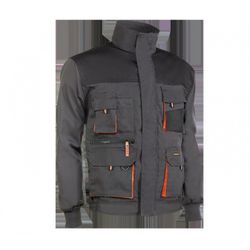 960/XXL CHAQUETA MULTIBOLSILLOS 65% POLIESTER/35% ALGODON COLOR NEGRO CON DETALLES NARA