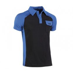 994/XS POLO TRANSPIRABLE MANGA CORTA BOLSILLO PECHO 100% POLIESTER DE 170 GR./M² NEGR