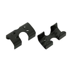 ABRAZADERA METALICA LACADO NEGRO RAL 9005