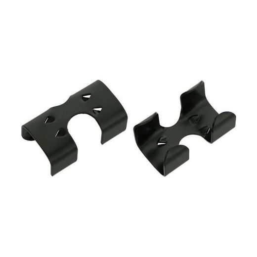 ABRAZADERA METALICA LACADO NEGRO RAL 9005