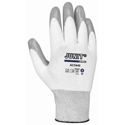 AC5440/7 GUANTE NYLON PALMA RECUBIERTA DE NITRILO ESTANCO SIN COSTURAS CON PUÑO
