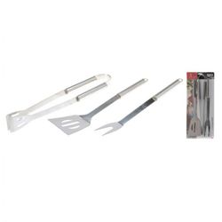 ACCESOR BBQ. INOX. (ESPUM.TENED.PINZ).