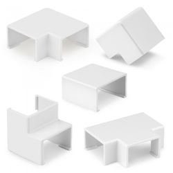 ACCESORIOS SURTIDOS CANALETA 16 X 10 MM NEGRO 3420-8-