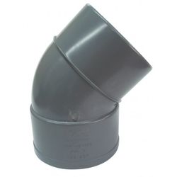 ACC.PVC. CODO MACHO-HEMBRA 40-45º