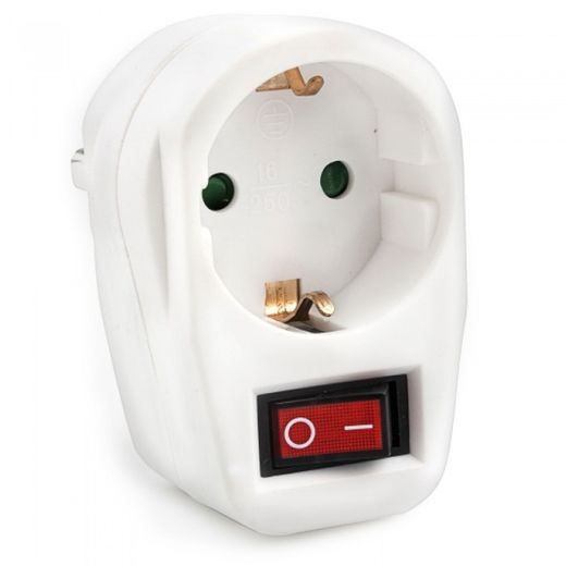 ADAPTADOR ONLEX 10/16A. 1 TOMA C/INT.