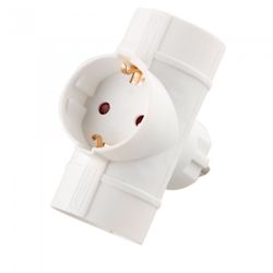 ADAPTADOR ONLEX PP 16A.4,8MM.3T.BLANCO