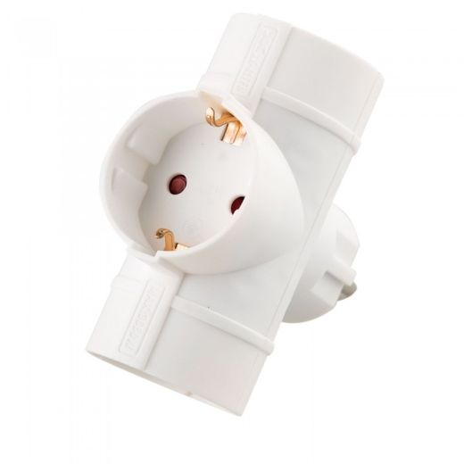 ADAPTADOR ONLEX PP 16A.4,8MM.3T.BLANCO