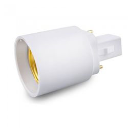 ADAPTADOR PORTALAMPARAS ONLEX GX-24 A E-27