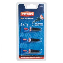 ADHESIVO CIANOCRILATO 3 X 1 G. RATIO
