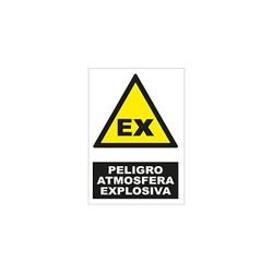 ADR-2407 ALUMINIO 0.8 230*340MM PELIGRO ATMOSFERA EXPLOSIVA